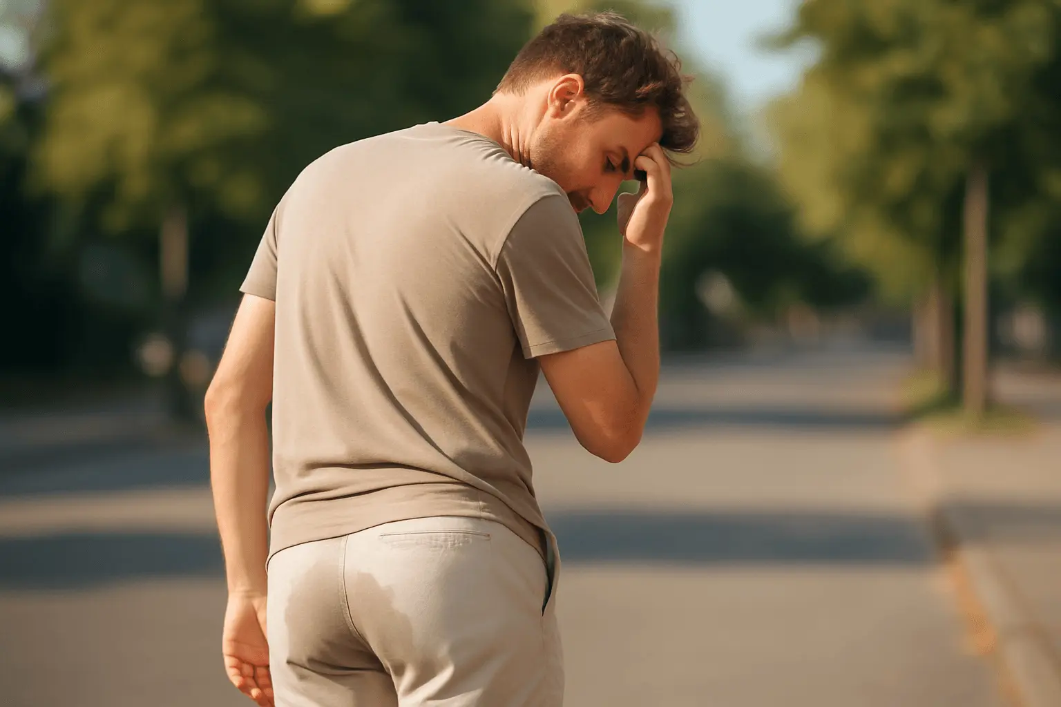 Man voelt zich oncomfortabel en gehinderd door zweetvlekken - NoSweatClub biedt de oplossing